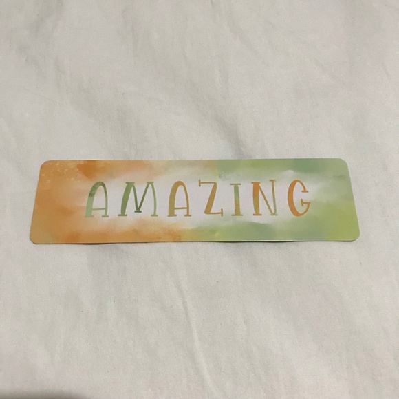 Amazing Bookmark Double Sided Motivational Let Your Dreams Be Your Wings - Picture 1 of 2